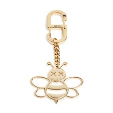 Christian Dior Porte cles Abeille x Kaws Iconic Golden Metal Bee Key holder New