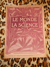 REVUE - LE MONDE ET LA SCIENCE