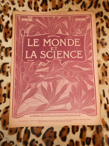 Revue monde et la - -,