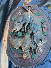 Trophée De chasse En Plâtre