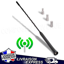 ANTENNE VOITURE UNIVERSELLE 22CM TOIT VOITURE AM FM DAB AUTORADIO + 3 VIS (2137)