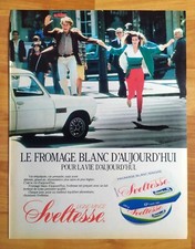 Publicité Papier - Fromage Blanc "Sveltesse" de CHAMBOURCY de 1986