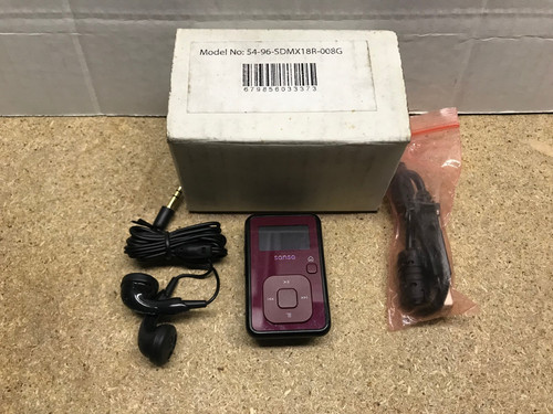 Sandisk sansa clip 8gb mp3 - sansa, clip+