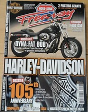 magazine Harley Davidson Freeway décembre Janvier 2008 avec les 2 posters