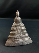 Statuette au Bouddha en argent