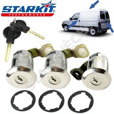 3 barillet serrure de porte avec clé PEUGEOT PARTNER CITROEN BERLINGO 96-08