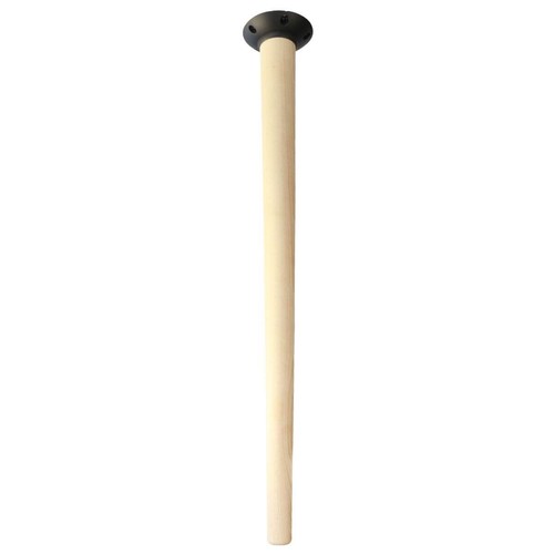 Pied table bois - bois, plaque