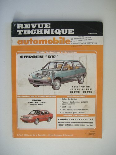 Revue technique rta citroën - technique,