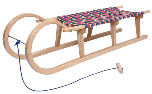 Luge bois double - , 120cm