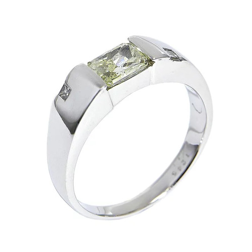 Bague diamant princesse - bague,