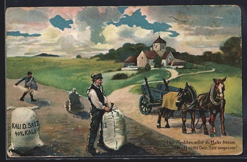 Carte postale bauer soulève - carte,