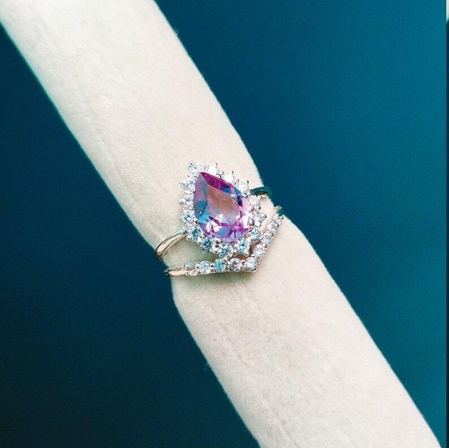 Bague alexandrite en - en,