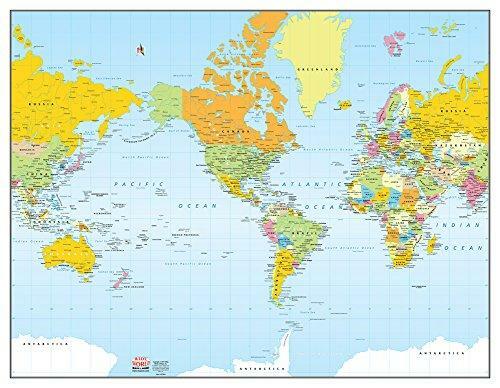 Colorful political world - political,