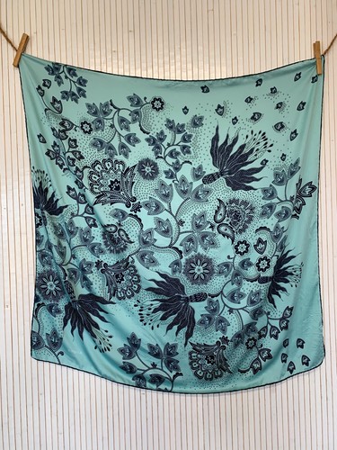 Foulard carré 90cm vintage - foulard,