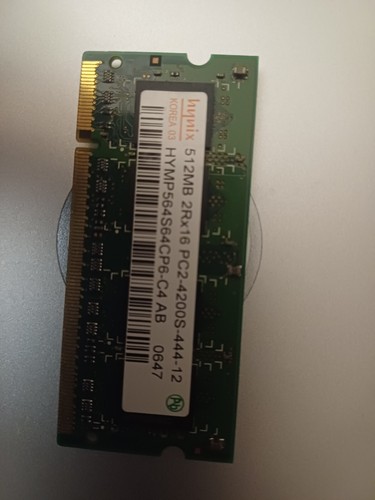 Mémoire ram hynix 512mo ddr2 - 512mo,