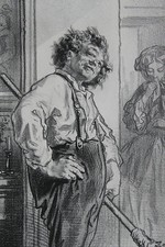 GAVARNI Lithographie originale