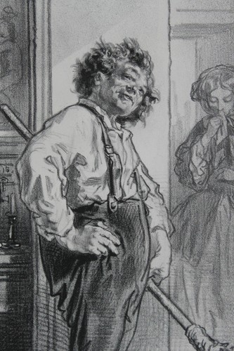 Gavarni lithographie originale - gavarni,