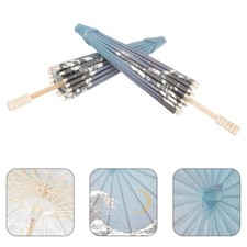  2 Pcs Paper Parasol Parapluie