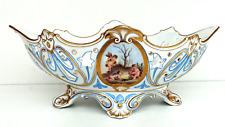 Jardinière Coupe Centre de Table Porcelaine de Paris Chérubins Putti  XIXème