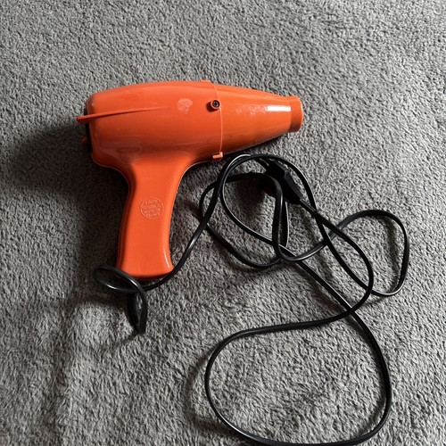 Vintage sèche cheveux orange - vintage, sèche-cheveux