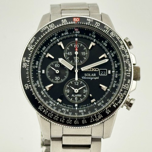 Montre chronographe solaire