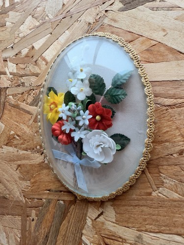 Cadre vintage ovale - en, verre