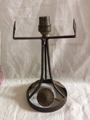 Pied lampe art deco fer - pied, de