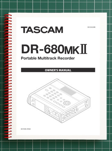 Tascam 680 mkii 3 - dr-680,