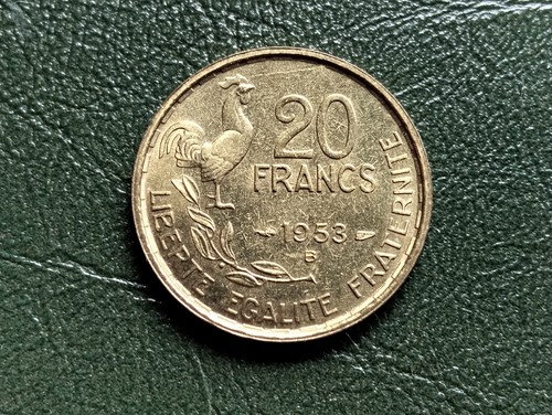 France monnaie francs 1953 - france, 20