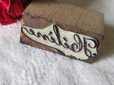 Tampon ancien monogramme