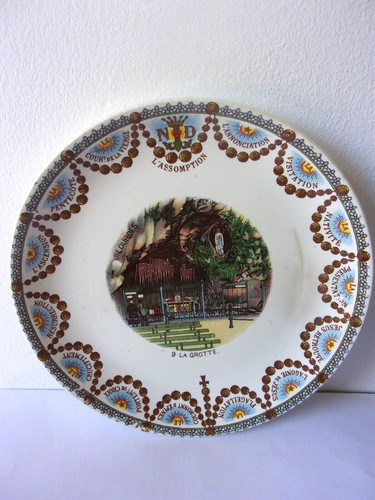 Ancienne assiette digoin - digoin, &