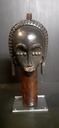 Tête fang gabon art tribal - art,