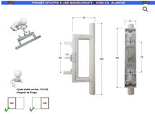 poignets K-LINE pour baies vitrées ou fenetres