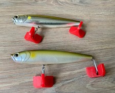 LUCKY CRAFT - GUNNISH 115 - LOT DE 2 LEURRES - 1 NEUF SANS BLISTER + 1 UTILISÉ