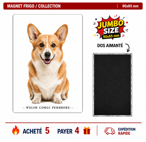 Magnet welsh corgi pembroke - magnet,