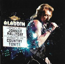 2 CD Johnny Hallyday " Live at the Aladdin théâtre " Europe