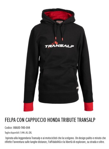 Honda sweat capuche - capuche, noire