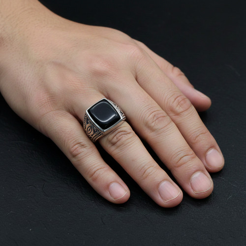 Bague chevalière argent - bague,