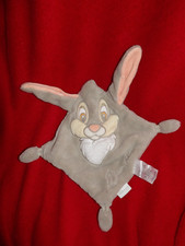 DOUDOU PLAT DISNEY DISNEYLAND LAPIN PANPAN "DOUX REVES" GRIS ROSE PLAT