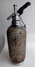 Ancien siphon eau de seltz grillage. a restaurer . Sparklet markers London