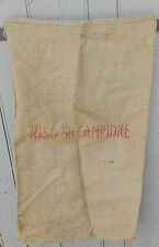 Ancien sac en toile de jute à
