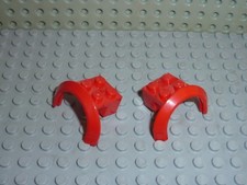2 x Garde boue Red LEGO car