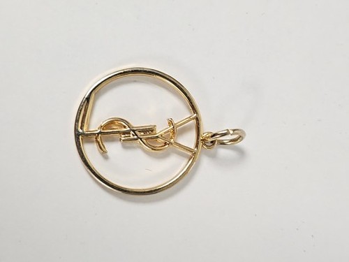 Pendentif porte clés doré - pendentif,