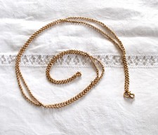 Collier long chaîne maille