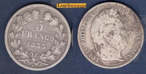 Francs 1833 nantes - t,