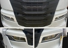 2 Pièces - Lackierbereit Méchant Blick-Scheinwerferblenden Pour pour Iveco S-WAY