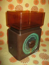 Vintage 70-80s Ancienne BALANCE MENAGERE TERRAILLON 5Kg MARRON de Cuisine Maison