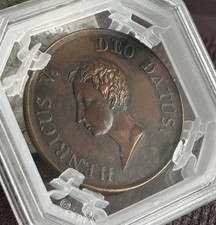 Henri V, module de 5 francs en bronze, 1831 Lyon