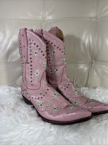 Old gringo pink boots size - old,