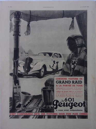 Rare publicite voiture - rare,
